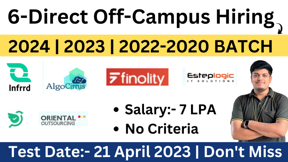 Off-Campus Hiring 2023