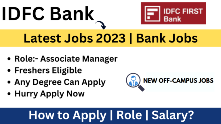 IDFC Bank Careers