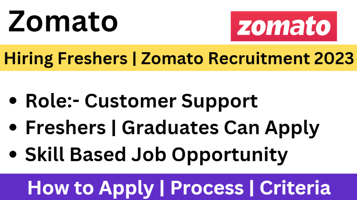 Zomato Job