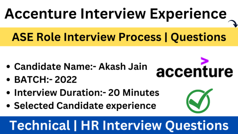 Accenture Interview Experience