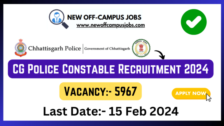 CG Police Constable Recruitment 2024