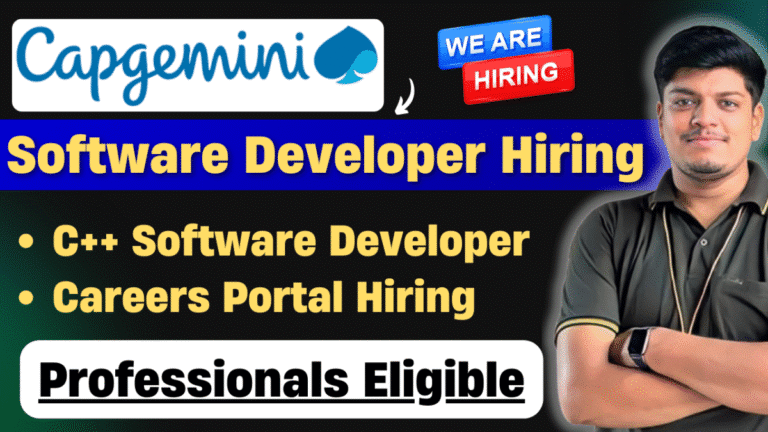 Capgemini Software Developer Hiring