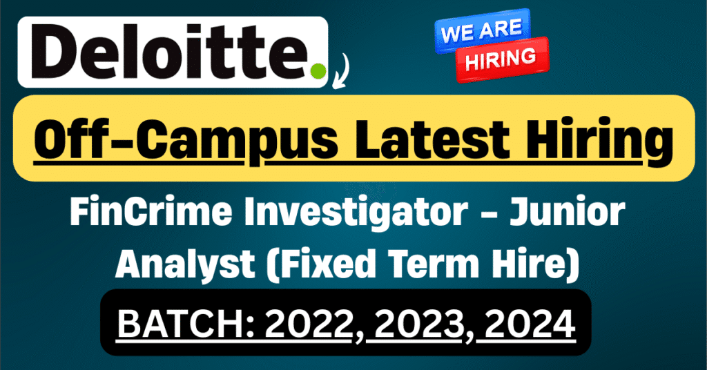 Deloitte Off-Campus Hiring