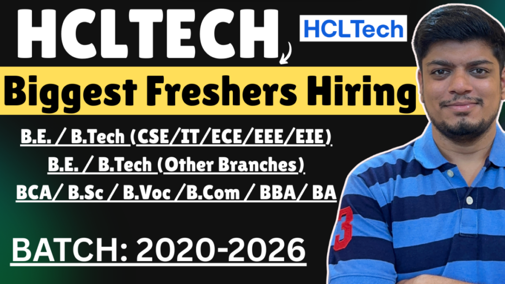 HCLTech GET Mass Hiring 2025