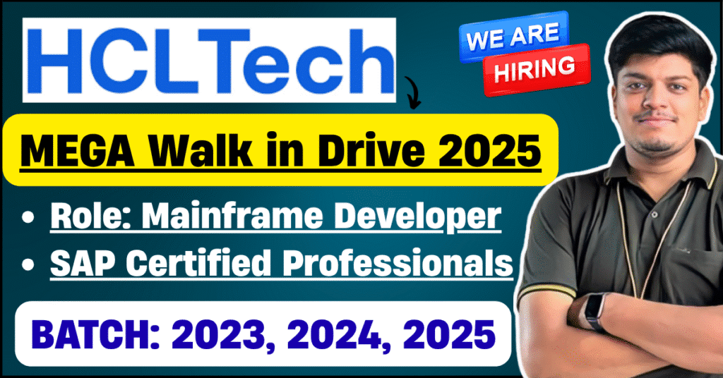 HCLTech Mega Walk in Drive 2025