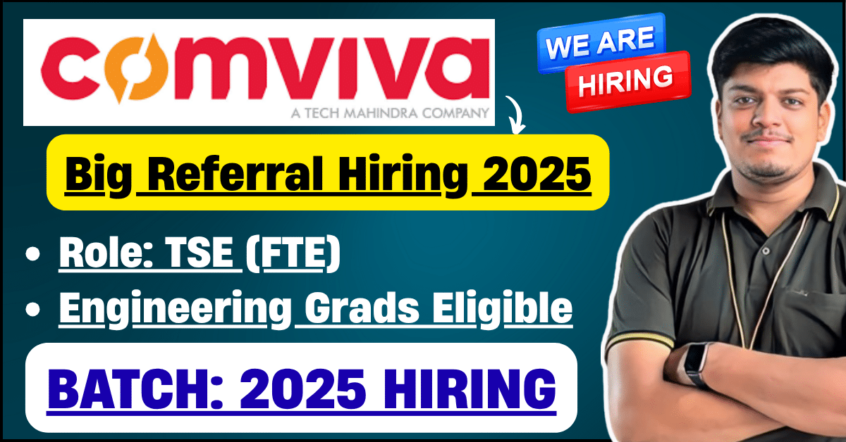 Comviva(Tech Mahindra) Referral Hiring 2025