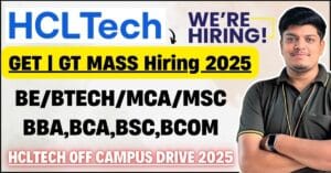 HCLTech Mass Hiring 2025