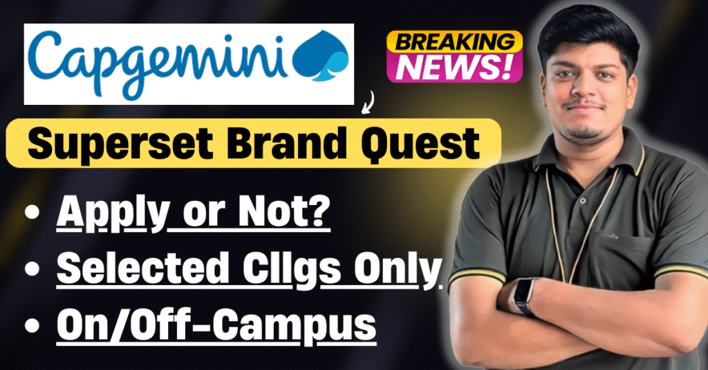 Capgemini Superset Brand Quest 2025