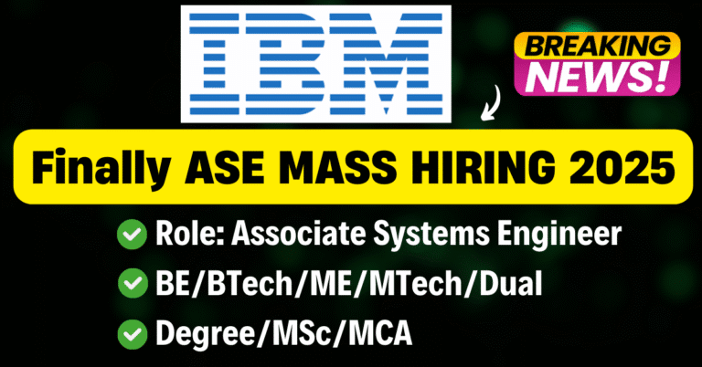 IBM Mass Hiring 2025
