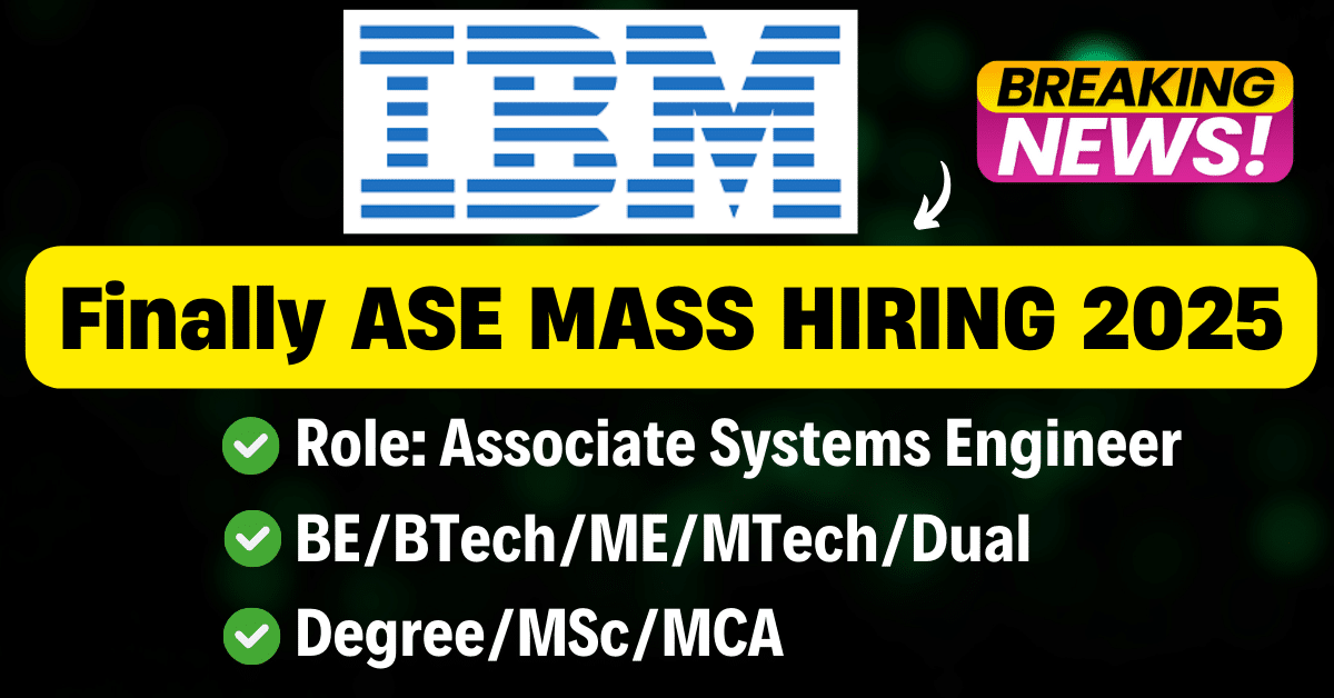 IBM Mass Hiring 2025