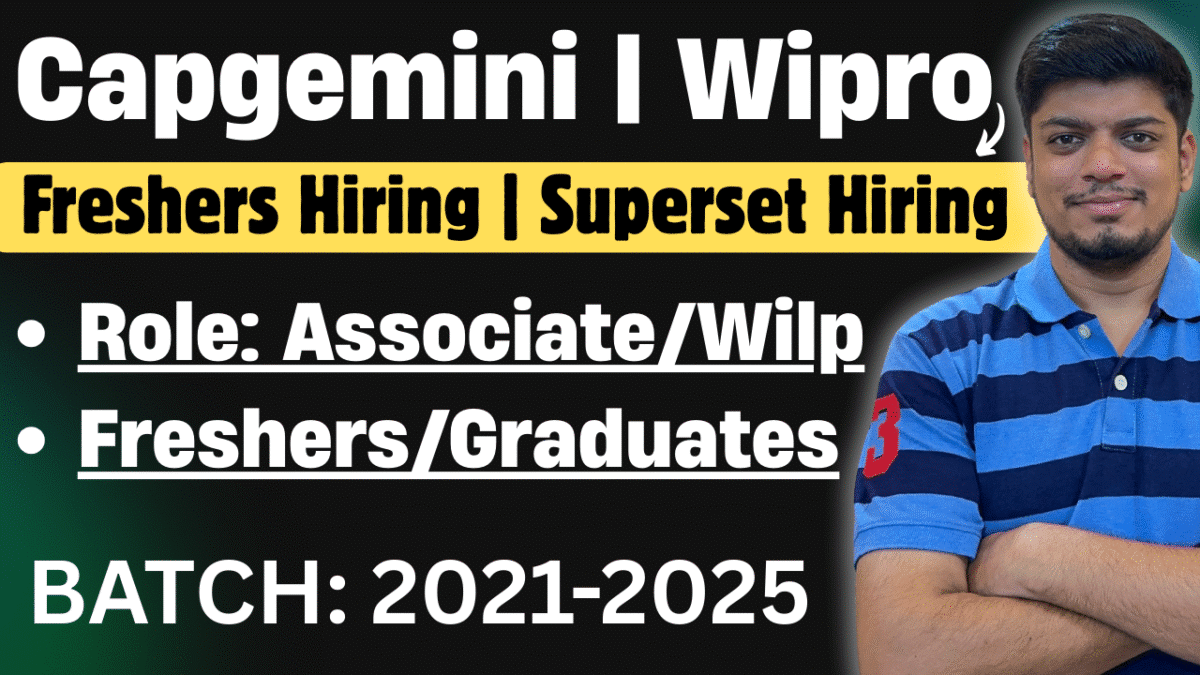 Capgemini Freshers Hiring