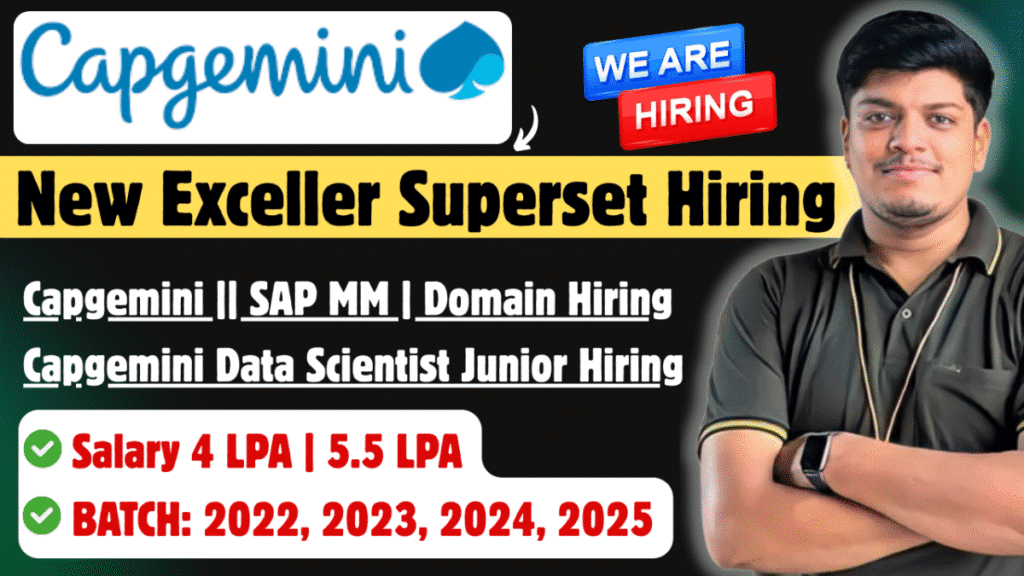 Capgemini Superset Hiring