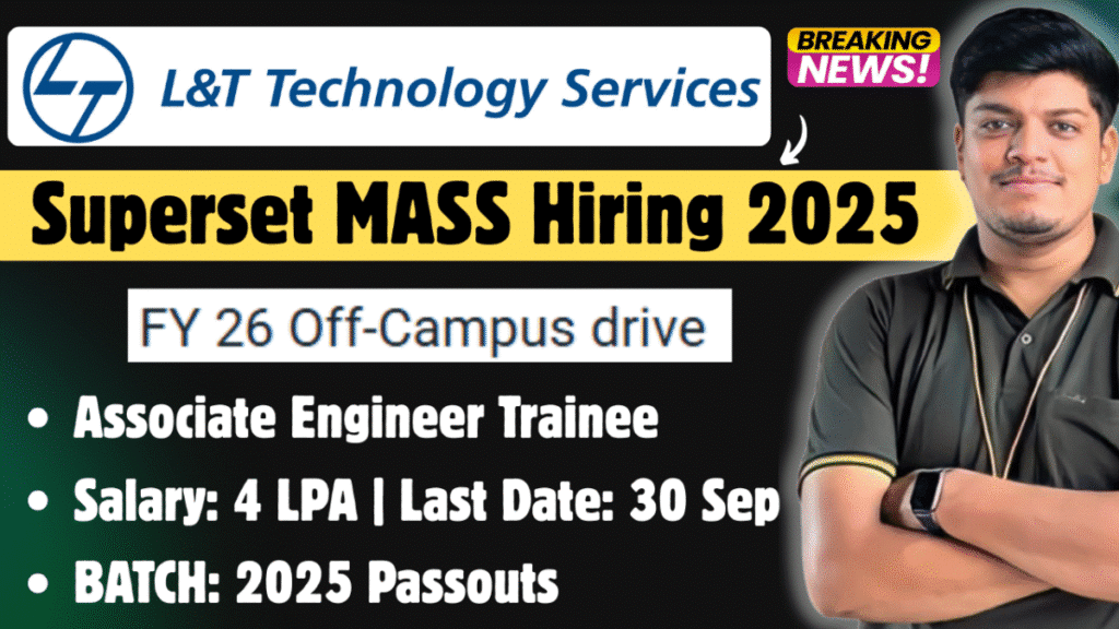 L&T Superset Mass Hiring 2025