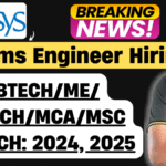 Infosys Systems Engineer Hiring 2025