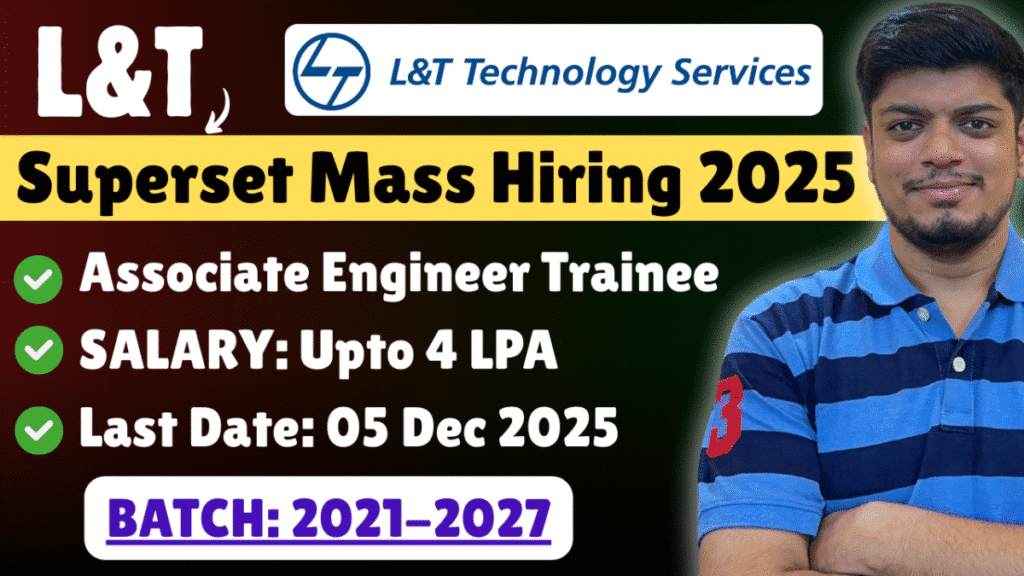 L&T Superset Mass Hiring 2025
