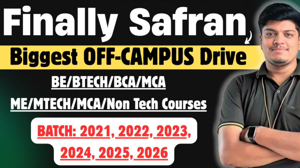 Safran Biggest Off Campus Drive