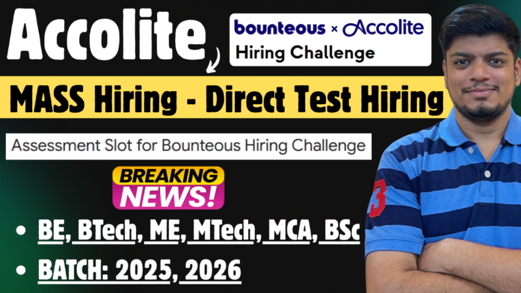 Bounteous x Accolite Direct Test Hiring