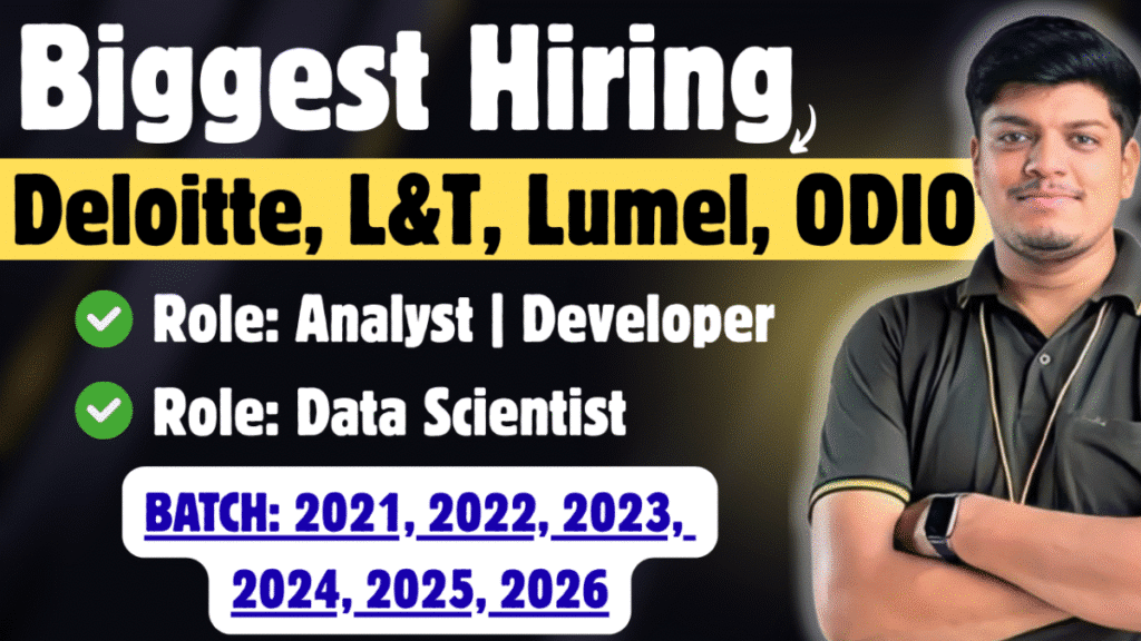 Deloitte L&T Lumel Biggest Hiring