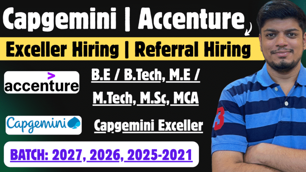 Capgemini Exceller Hiring