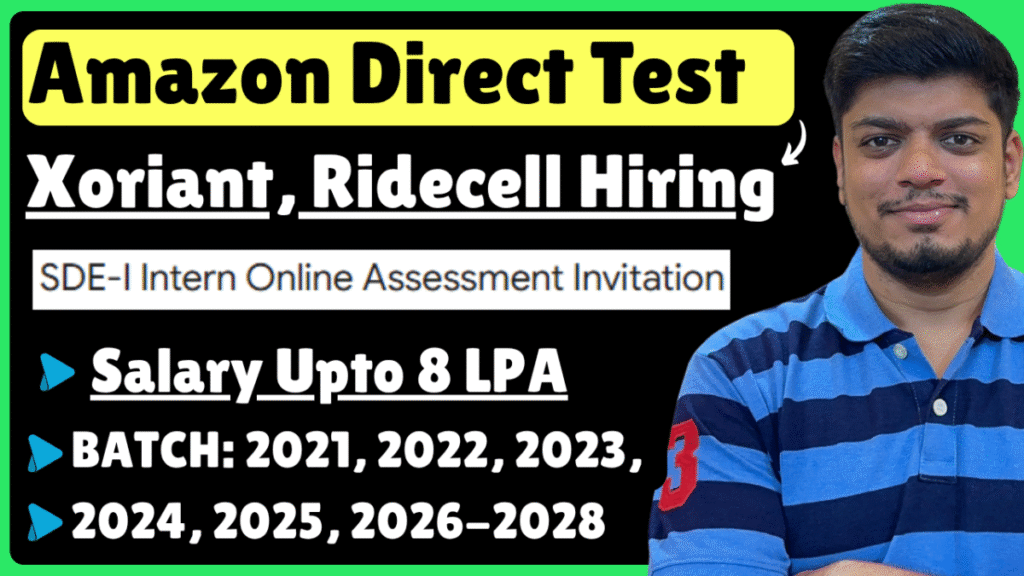 Amazon Direct Test Hiring