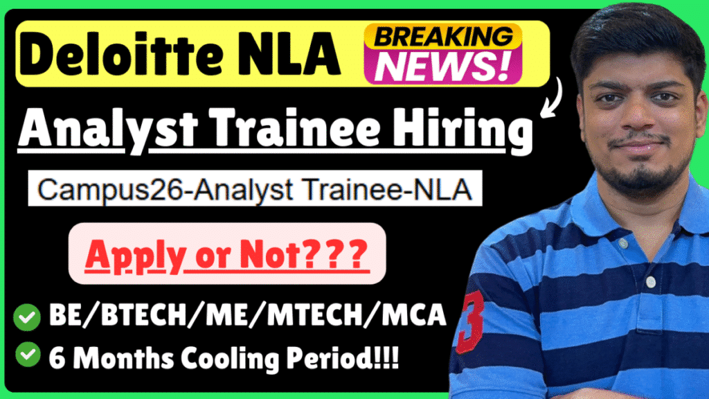 Deloitte Analyst Trainee Hiring