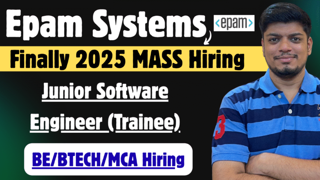 EPAM Mass Hiring 2025