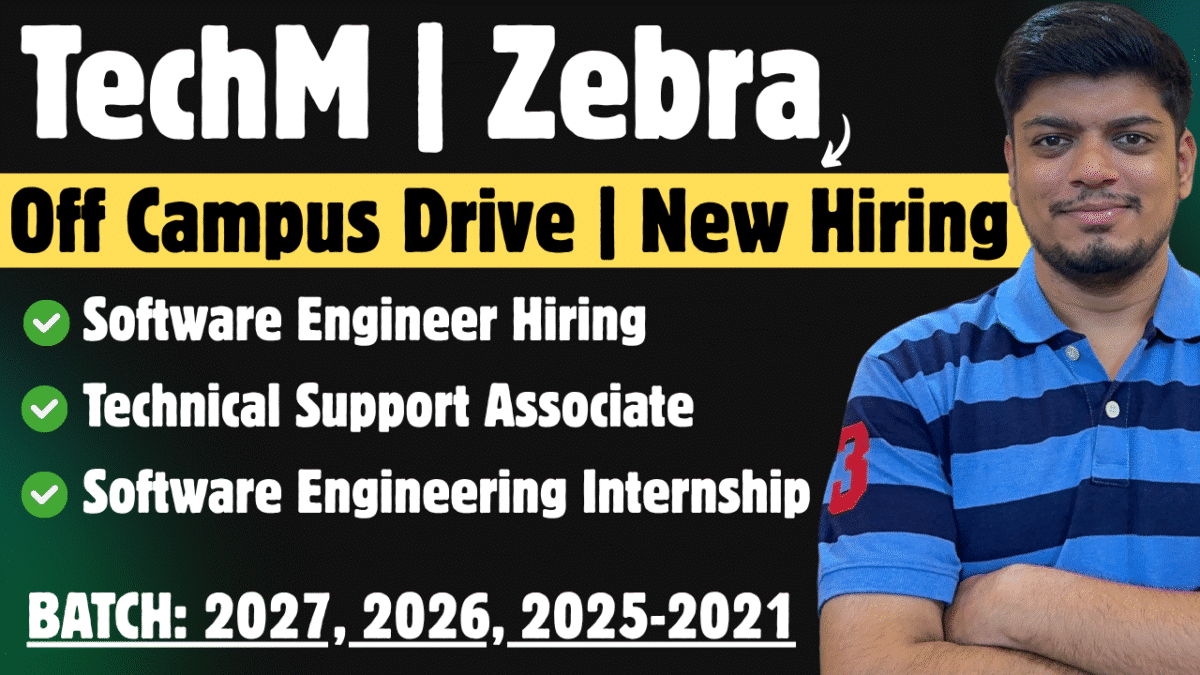 Tech Mahindra Freshers Hiring | Technical Support Assoicate & Software ...