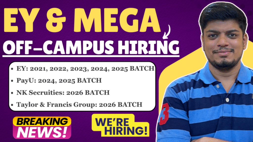 EY Off-Campus Hiring