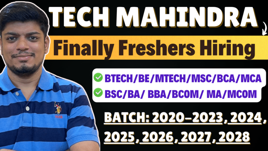 Tech Mahindra Quality Analyst Hiring