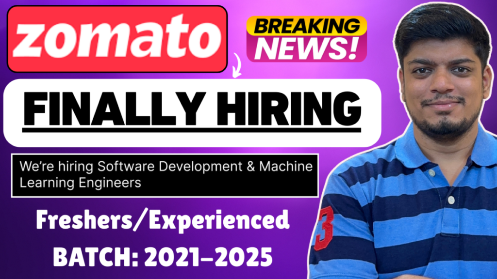 Zomato Finally Hiring