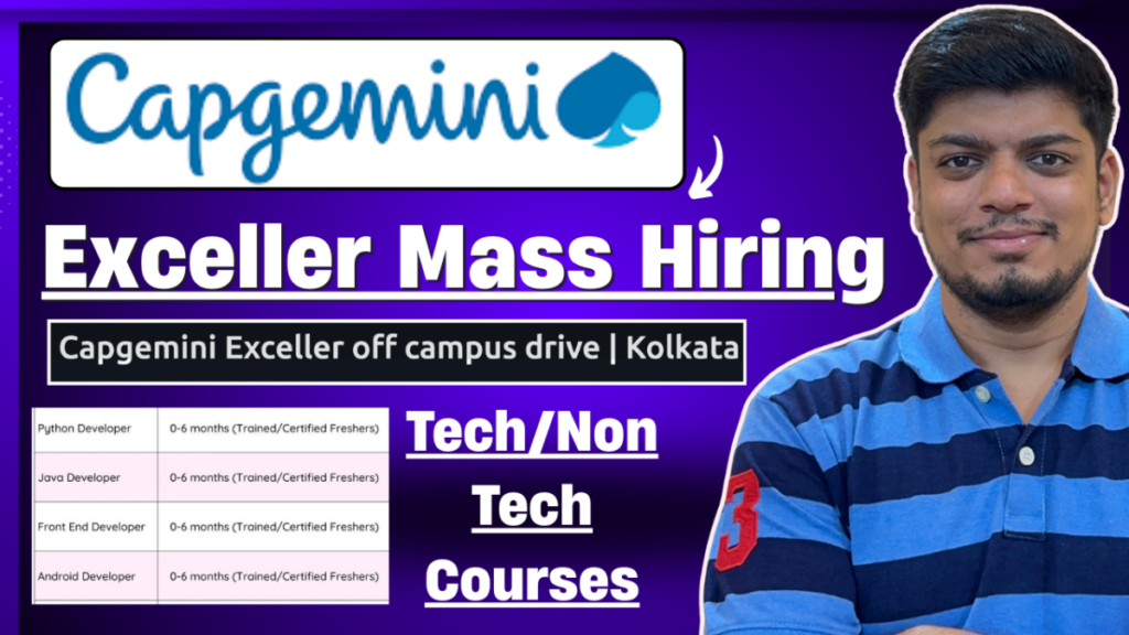 Capgemini Superset Exceller Hiring